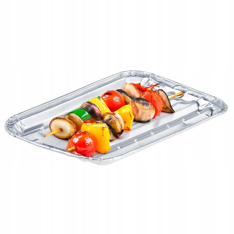 Grilltálca alumínium szett sütéshez lapos 5db