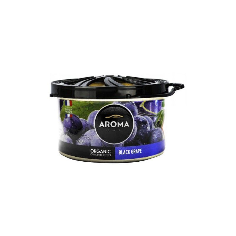 Autóillatosító konzerv Aroma Car Organic Black Grape