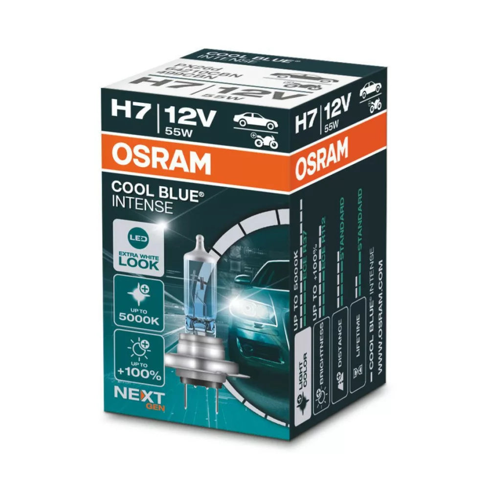 Izzó 12V 55W H7 kék Osram