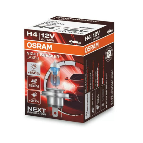 Izzó 12V 60/55W H4 P43t - Osram Night Breaker Laser H4