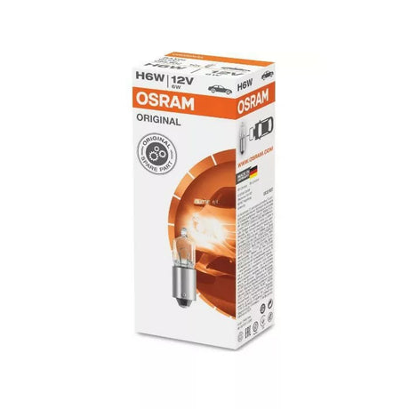 Izzó 12V 6W H6W BAX9s Osram