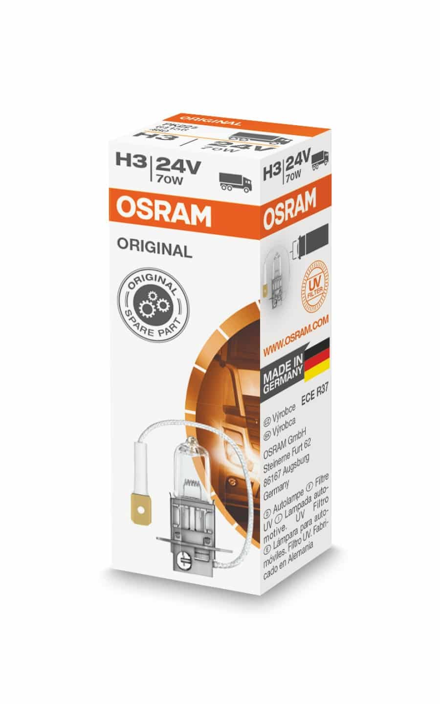 Izzó 24V 70W H3 Osram