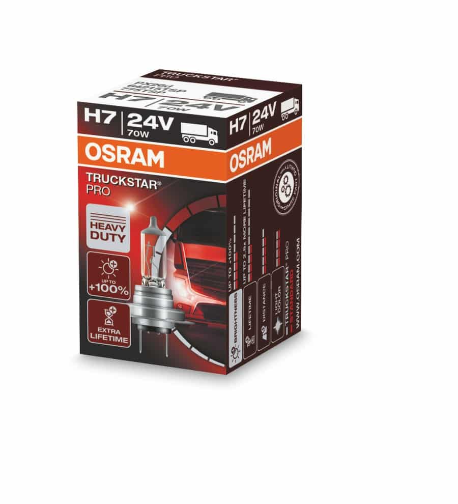 Izzó 24V 70W H7 Truckstar Pro Osram