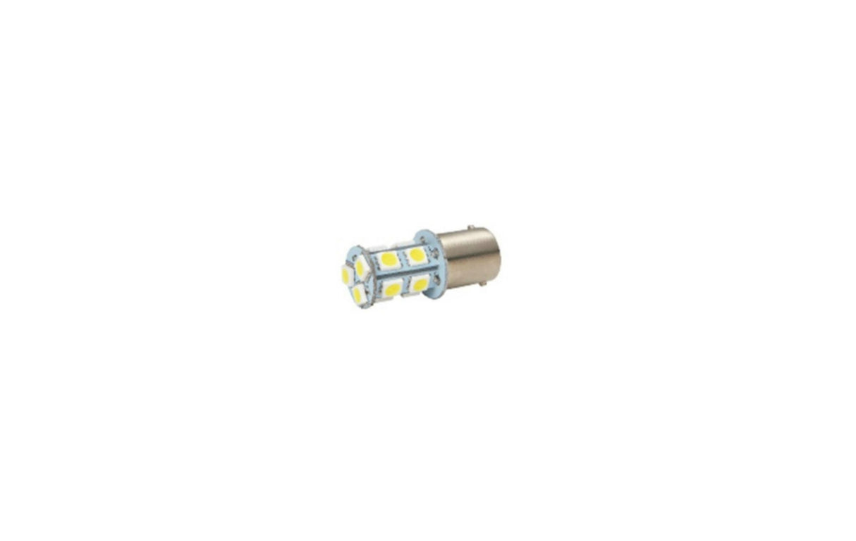 Izzó SMD 12V BA15S 13LED piros