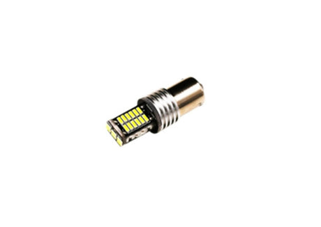 Izzó SMD 12V BA15S 30LED Canbus piros