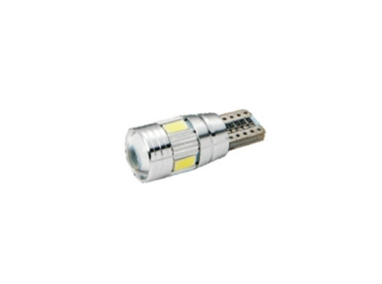 Izzó SMD 12V T10 6LED Canbus fehér