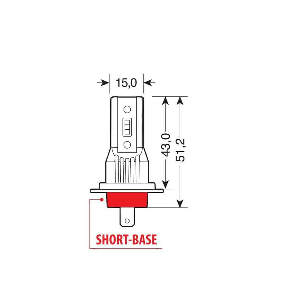 Izzókészlet 12-24V Halo Led Series 11 Quick-Fit - (H7) - 15W - PX26d - 2db