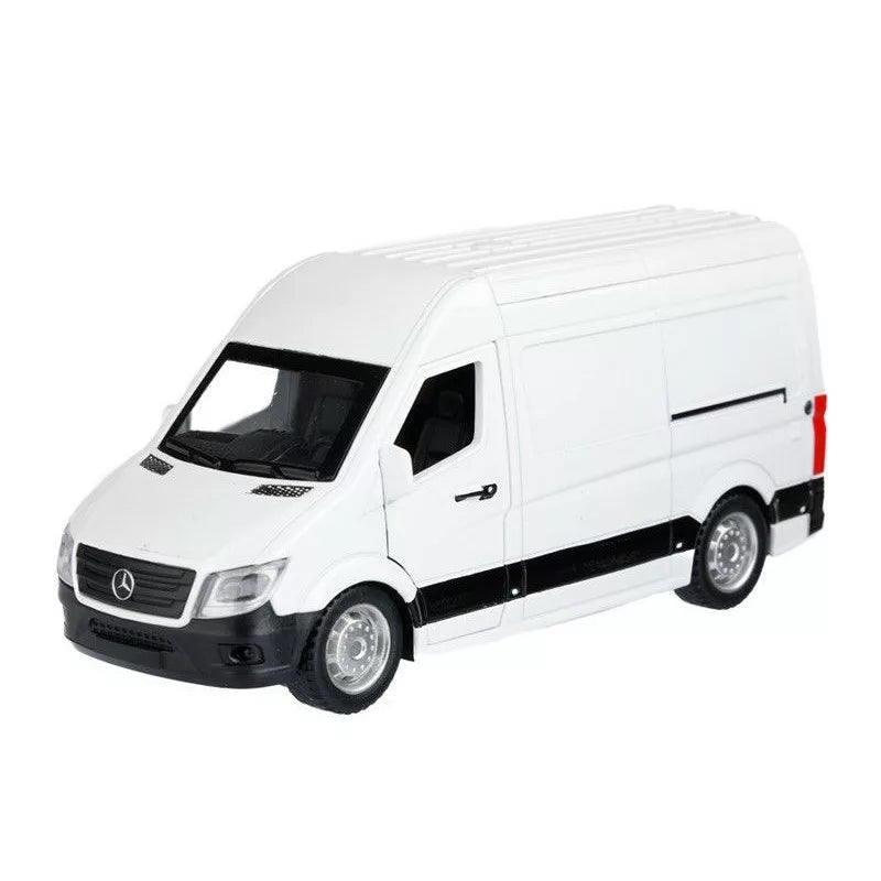 Játék autó 1:32 Mercedes-Benz Sprinter fehér