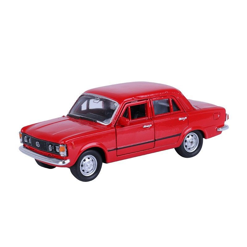 Játék autó 1:34 Fiat 125p piros