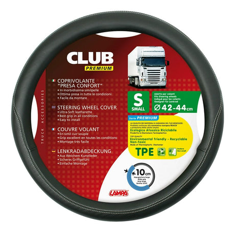 Kormányvédő 42-44 cm Club - Fekete/fekete