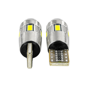 Autó LED izzó T10 SMD fehér fényű 2 db