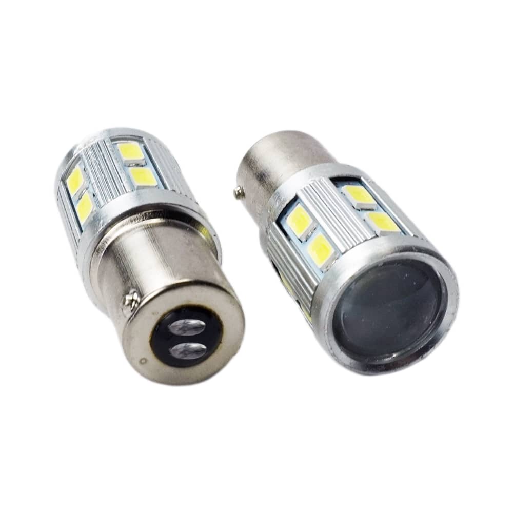 Izzó SMD 24V BAY15D 12LED +5W fehér