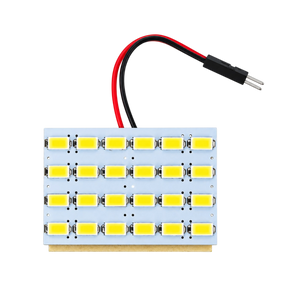 SMD LED panel autó belső világításhoz, fehér fény, 15/28/40 LED