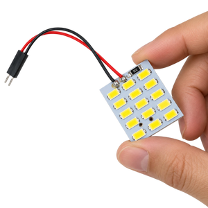 SMD LED panel autó belső világításhoz, fehér fény, 15/28/40 LED