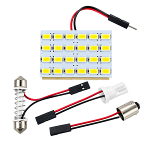 SMD LED panel autó belső világításhoz, fehér fény, 15/28/40 LED