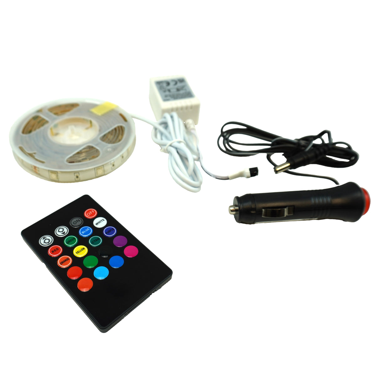 LED szalag belső 12/24V Távirányitós 2m / 60 LED