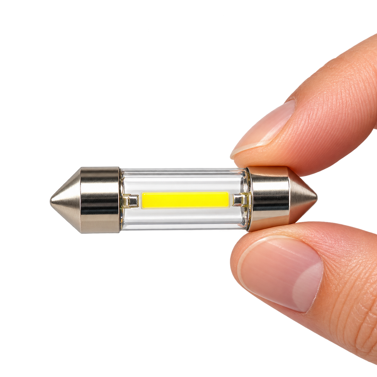 Szofita izzó 1 COB LED technológiával, fehér fénnyel 2 db