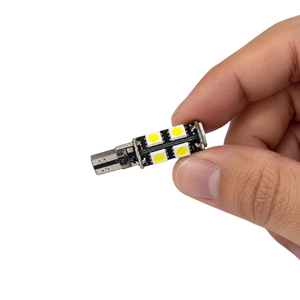 Autó LED izzó T10 SMD fehér fényű 2 db
