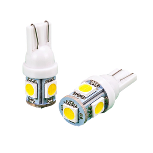 Autó LED izzó T10 SMD fehér fényű 2 db