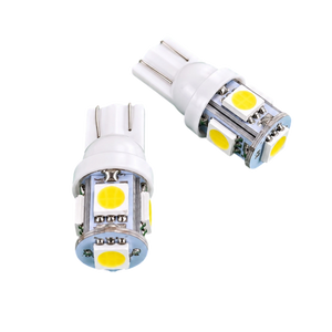 Autó LED izzó T10 SMD fehér fényű 2 db