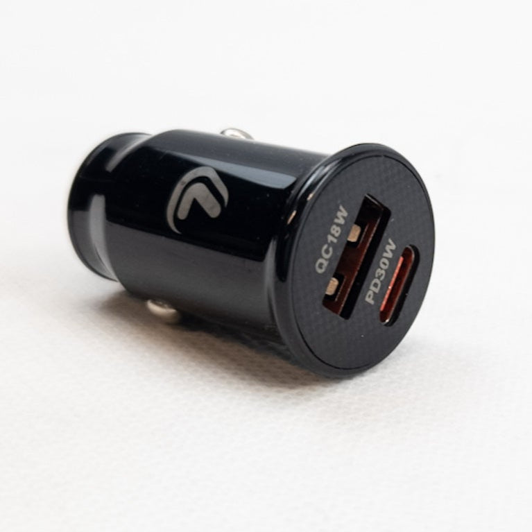 Autós töltő dupla usb portos (USB A és USB C) 20W