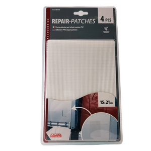 Ponyva ragasztó folt átlátszó szett 4db