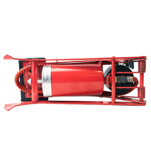 Foot pump for car with pressure gauge 7bar