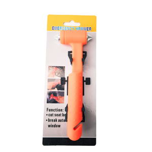 Üvegtörő kalapács és biztonsági öv vágó