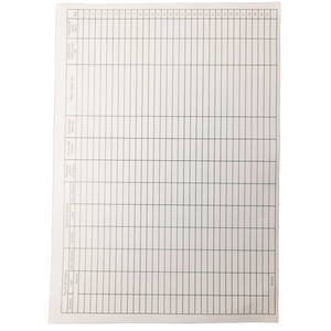 Form tachograph individual control cardboard