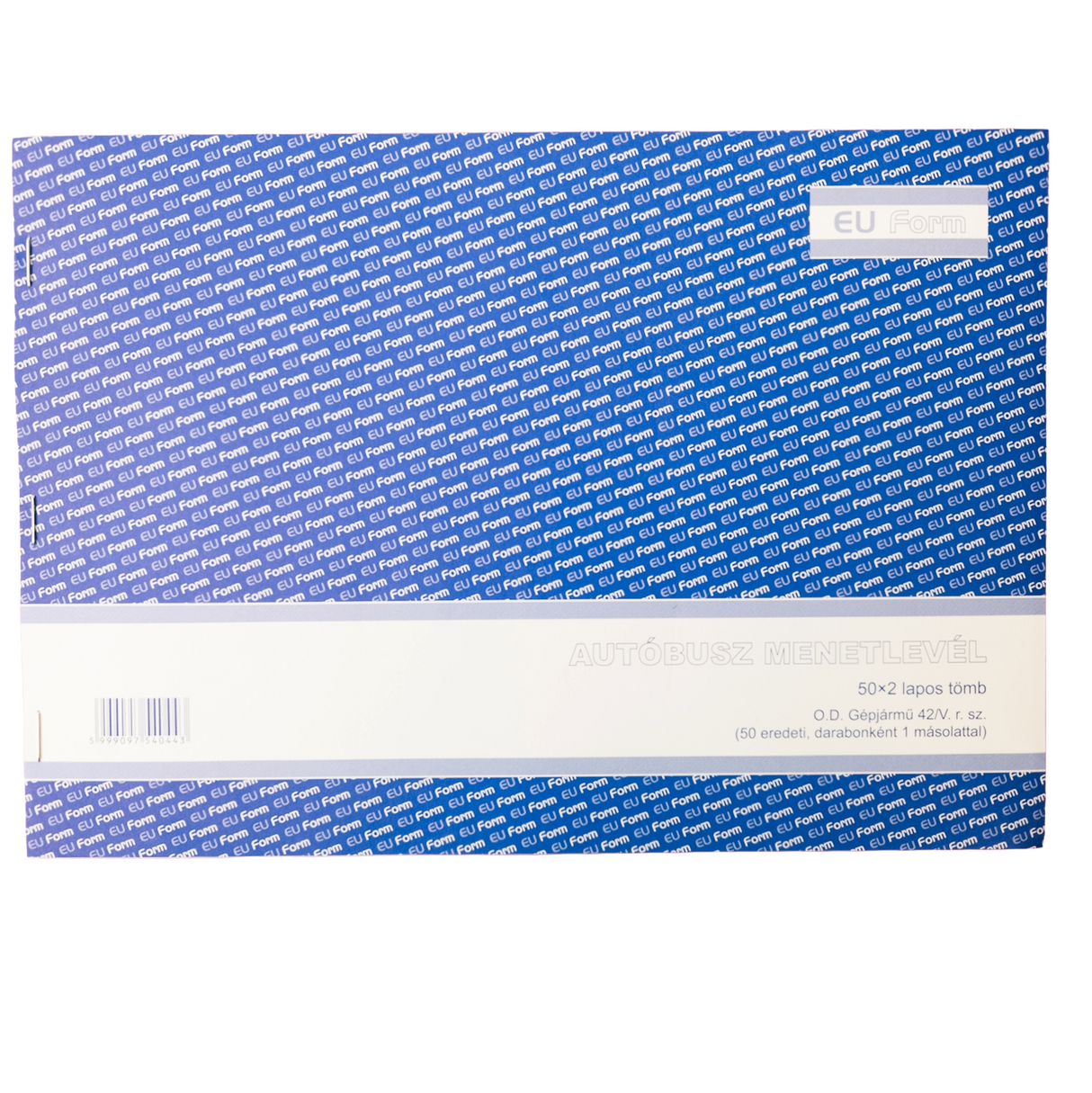Nyomtatvány Autóbusz menetlevél DGJ42/V 2p