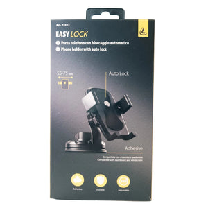 Autós telefontartó szélvédőre, műszerfalra automata zárral