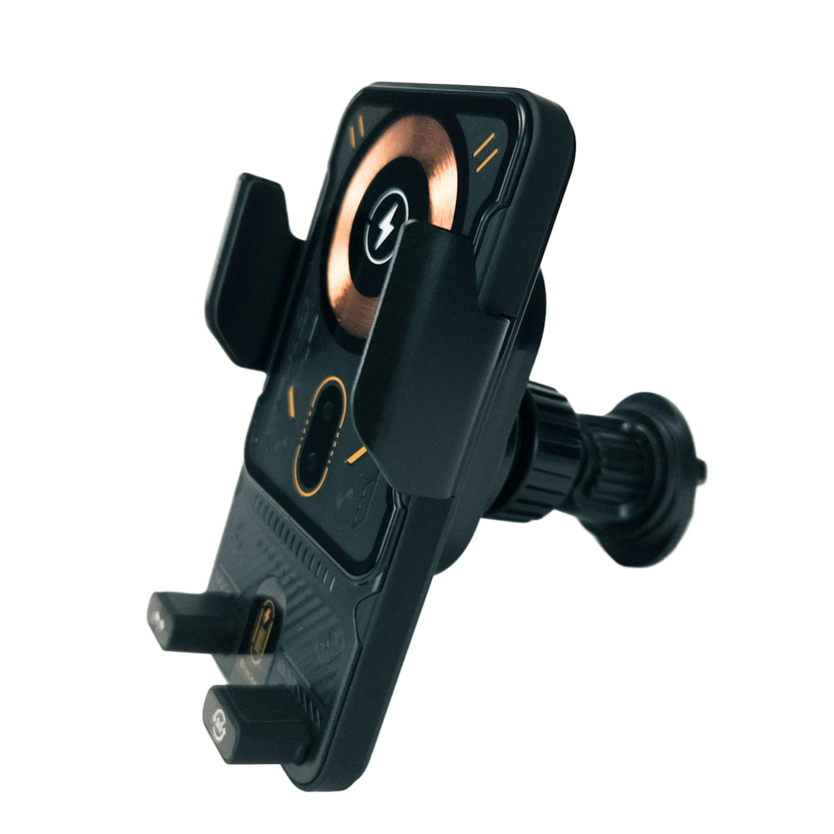 Car phone holder and wireless charger for air vent 90°