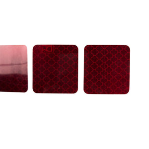 Reflective tape for self-adhesive tarpaulin, segmented 1m
