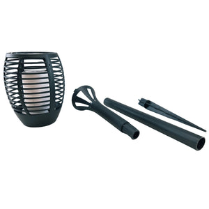 Solar outdoor light with flame effect IP44 1200mAh