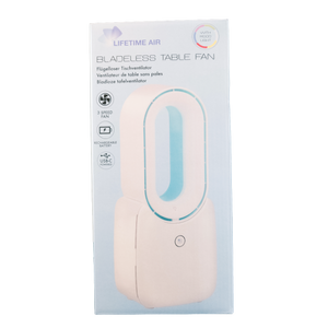 Asztali ventilátor LED hangulat világítással 1800mah