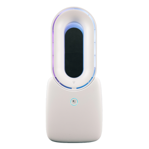 Asztali ventilátor LED hangulat világítással 1800mah