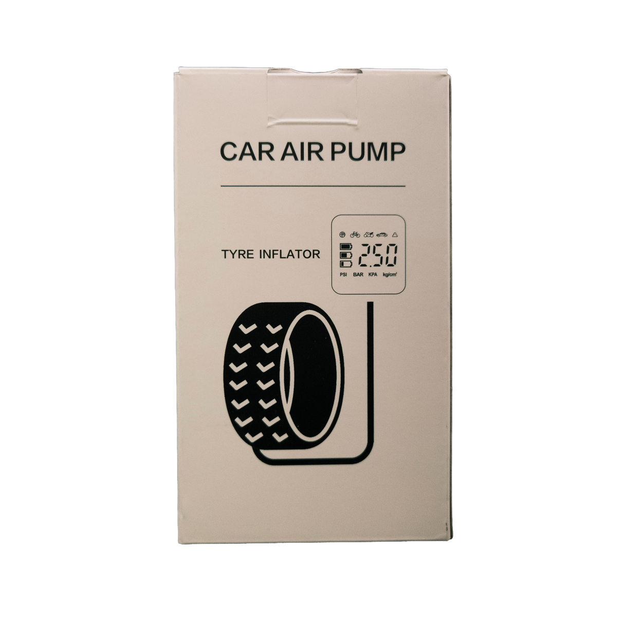 Cordless mini air compressor with power bank and flashlight function