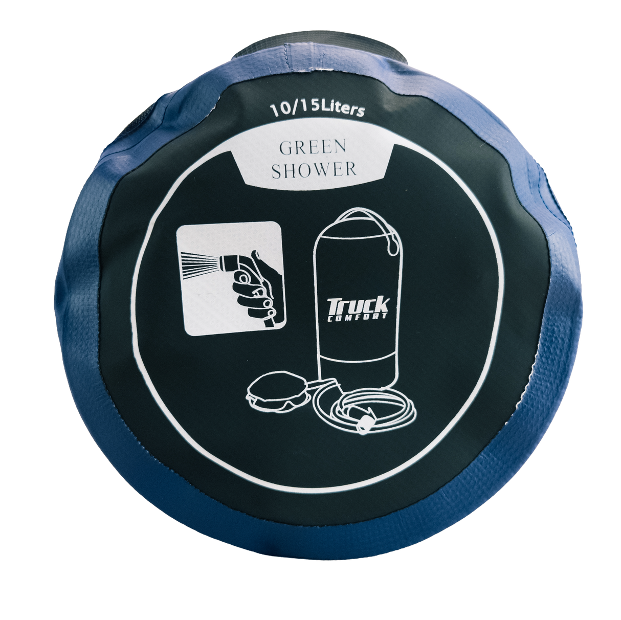 Camping shower 12 liters pump