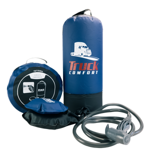 Camping shower 12 liters pump
