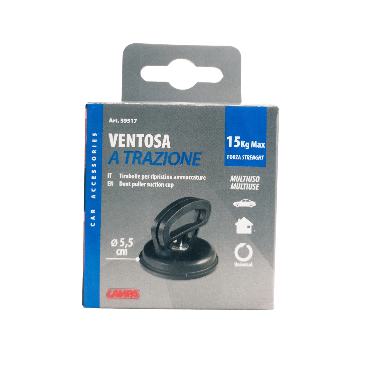 Car dent repair with vacuum suction cup