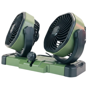 Usb ventilátor autó sebváltós dupla ventilátorfejjel 10 cm