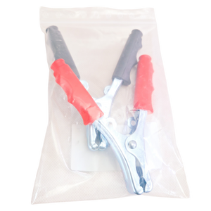 Jumper cable clips red/black set in pairs