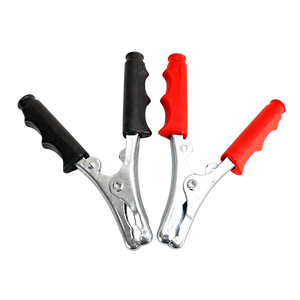Jumper cable clips red/black set in pairs