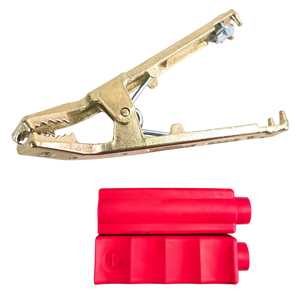 Jumper cable clips red/black set in pairs