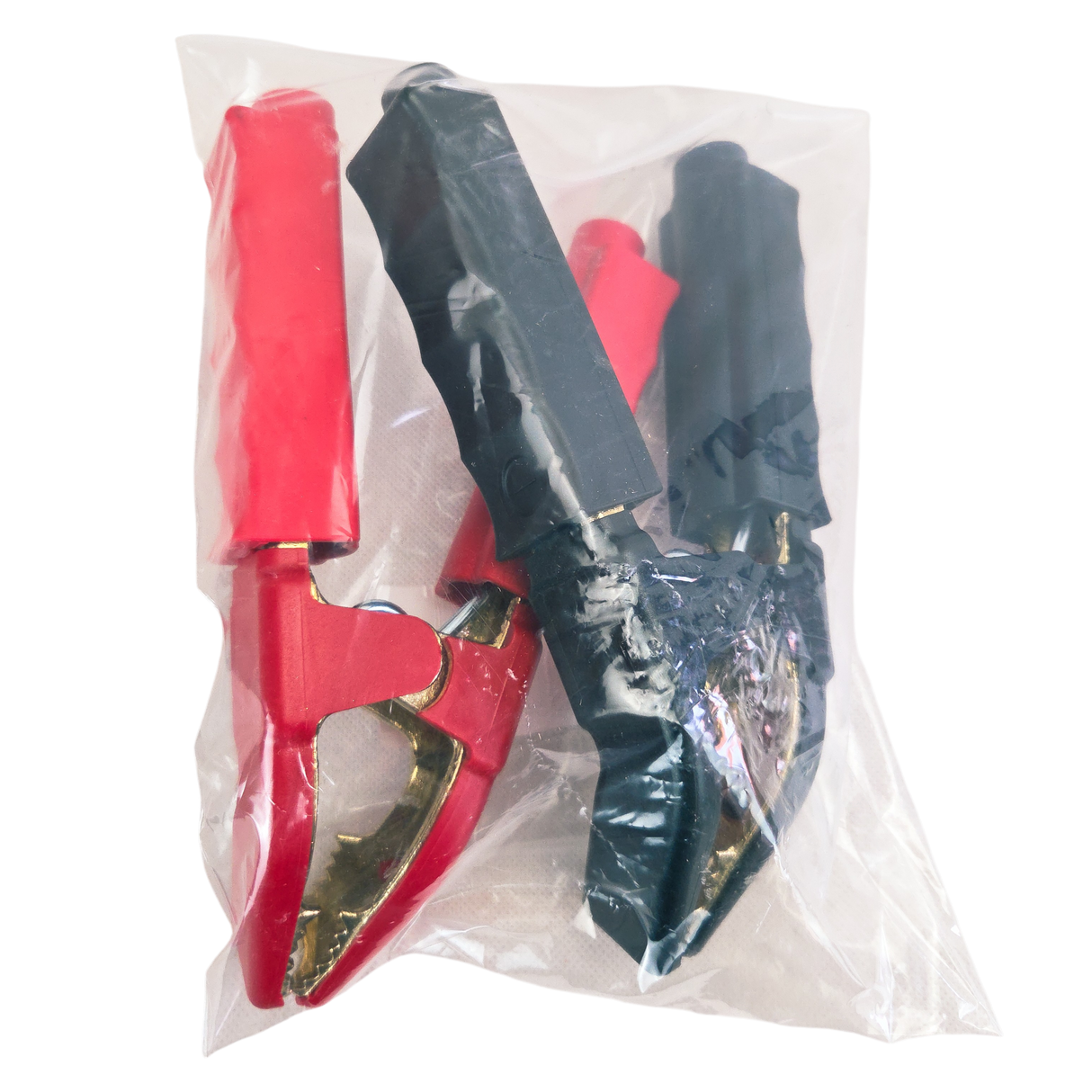 Jumper cable clips red/black set in pairs