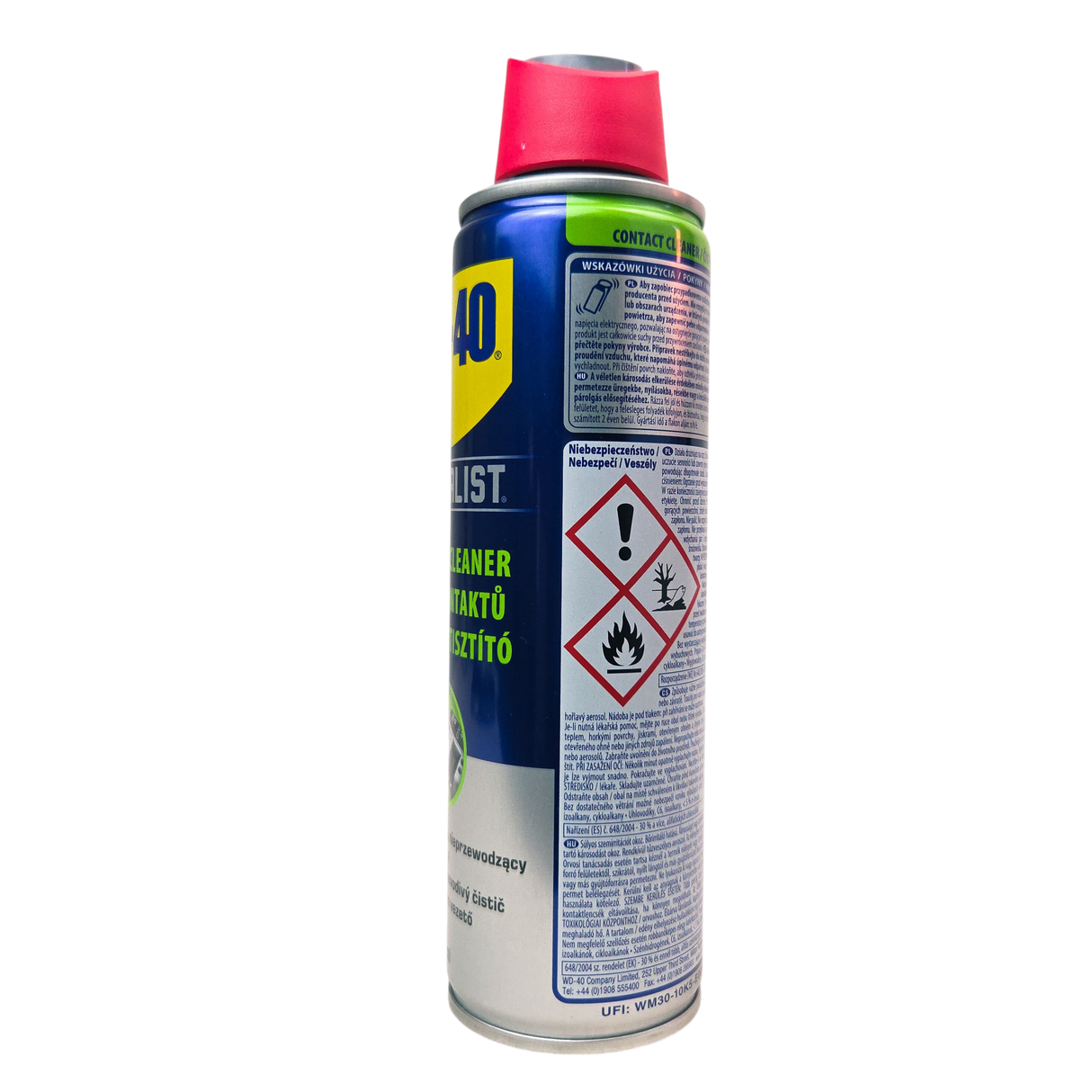 WD40 kontaktspray gyorshatású 360°-os szelep fejjel 250ml