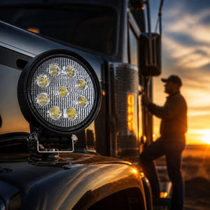 Munkalámpa LED kör 12/24V