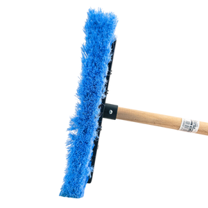 Autós ablaklehúzó és mosó kefe üvegfelületre 25cm fa nyéllel 60 cm