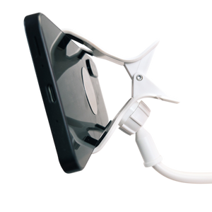 Flexibilis telefontartó csiptetős rögzítéssel 70 cm 360° forgatható