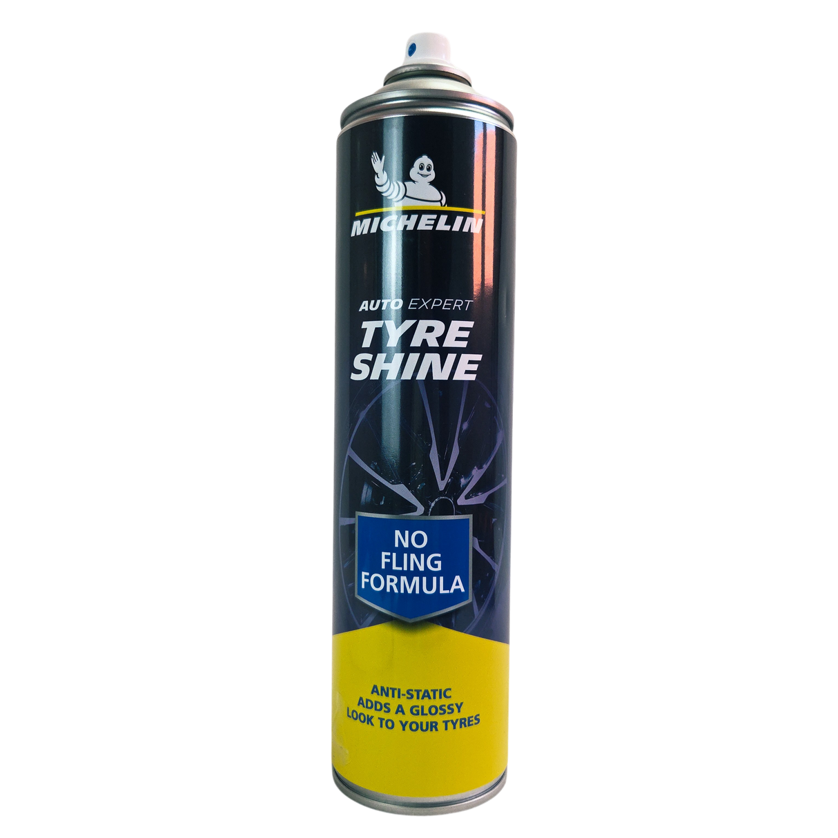 Autógumi ápoló spray és fényesitő mélyfekete, antisztatikus védelemmel 520ml